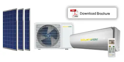 12,000 BTU Hybrid Solar AC/DC Air Conditioner